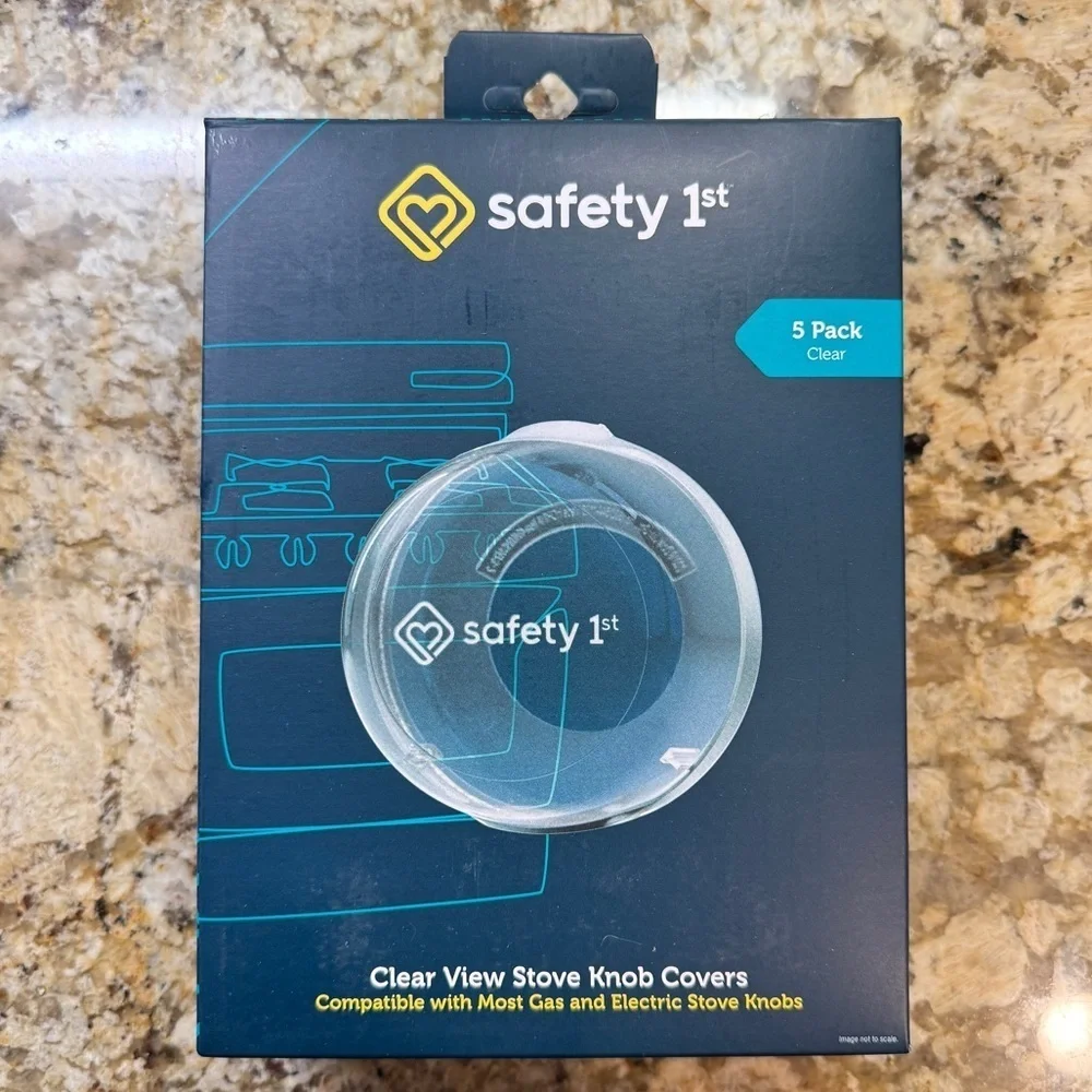Safety 1st Clear View Stove Knob Covers 5pk